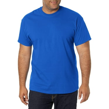 Gildan Mens Heavy Cotton T-Shirt

, M, Royal (Pack of 2) 2 Royal