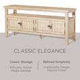 thumbnail image 2 of Maven Lane Turner Wooden Media Unit in Antiqued White Finish, 2 of 6