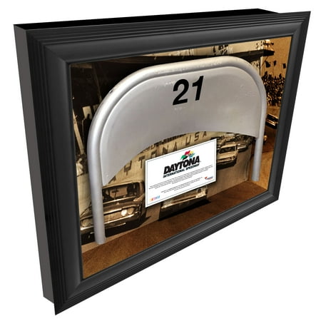 Metal Shadow Box Fanatics Authentic Framed Daytona International Speedway Shadow Box with Generic Metal Seat & Vintage Image - No Size ()