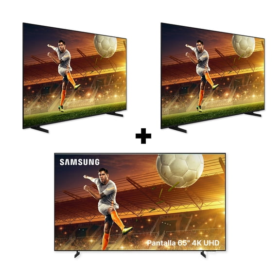 Combo TV Samsung 65" Smart TV 4K UHD (2026) X3 Unidades