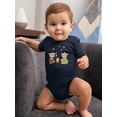 thumbnail image 2 of Camping Bears Near The Campfire Bodysuit Infant -Image by Shutterstock,  6 Months, 2 of 4