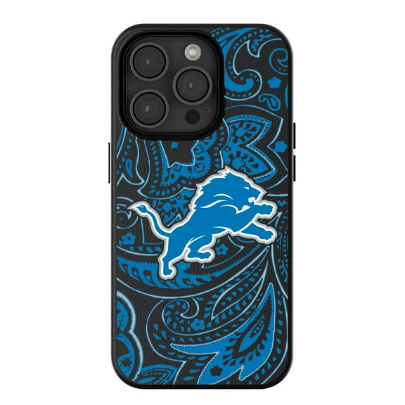Keyscaper Detroit Lions Paisley iPhone Magnetic Bump Case