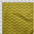 thumbnail image 3 of oneOone Georgette Viscose Fabric Chevron Ikat Decor Fabric Printed BTY 42 Inch Wide, 3 of 4