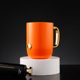 thumbnail image 2 of Vaso de baño duradero para uso diario y de viaje, 201-300 ml, vaso para cepillo de dientes unisex de polipropileno de color naranja brillante, 2 of 2