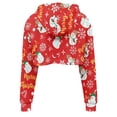 thumbnail image 3 of Suhoaziia Athletic Sweatshirt Crop Tops for Women Christmas Snowman Pullover Hoodies Preppy Long Sleeve Size XL Hem Hoodies Print Graphic Y2K Comfortable Outfit Daily Wear, 3 of 6