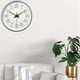 thumbnail image 4 of Reloj de pared de 12 para dormitorio reloj de pared moderno y elegante Soledad decorativo con pilas Plata, 4 of 8
