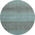 thumbnail image 2 of Addison Rugs Mayfield Premium Machine Washable Transitional Geometric Teal Round Rug, 8' x 8', 2 of 6