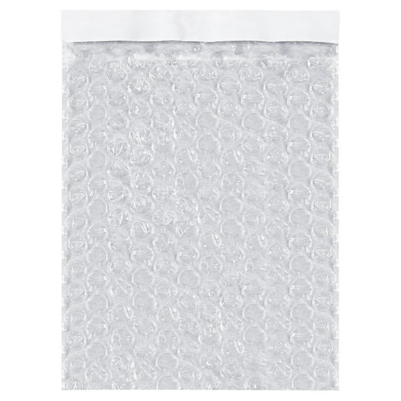 PSBM Bubble Pouches Bubble Out Bags, 15x17.5 Inch, 150 Pack, Clear Self Seal Air Cushion Bags For Moving Protecting Fragile Items Without Tape