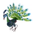 thumbnail image 1 of Estatua De Pavo Real, Atractiva Y Elegante Estatua De Pavo Real De Metal, Resistente A La Intemperie, Fácil Montaje De Bricolaje Para Jardín Para Interiores, 1 of 7