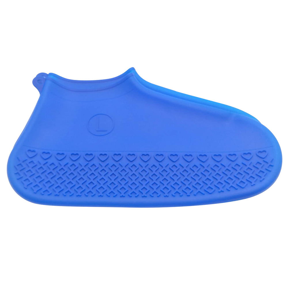 Silicone Waterproof Shoe Cover Outdoor Rainproof Hiking Skid-proof Recyclable US 