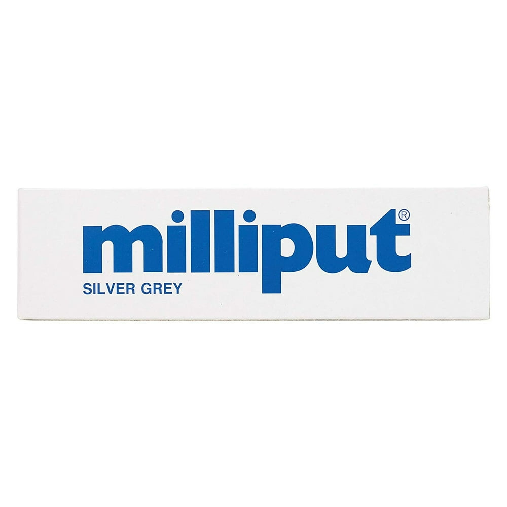 Milliput 0002 Silver Grey (Standard) Milliput Epoxy Putty 4 oz (113.4 g