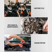 Tizuqe 4Pcs 1/4inch 3/8inch Drive Socket Ratchet Wrench Long Extension Rod Steering