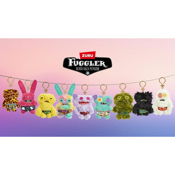 Fuggler Key Rings 5 inch (Annoyed Alien), Funny Ugly Monster Soft