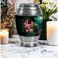 thumbnail image 4 of SABURIAL Rose Urn - Large Urns For Human Ashes Adult Man - Funeral Urns - Decorative Burial Urn For Mom & Dad - Combo Of 10 Inch & 3 Inch, 4 of 7