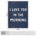 thumbnail image 4 of Shiartex Love Print Throw Blanket for Bed Sofa Living Room Decor All Seasons Super Soft Blanket Mother's Day Gift 40x50in, 4 of 6