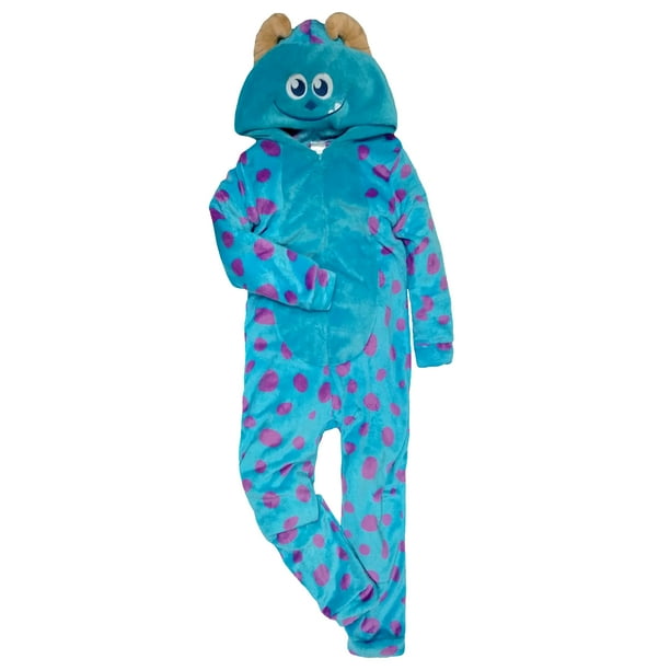Pijamas para Mujer Disney Sulley Mameluco con Gorro Bordado Talla