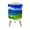 Color 3, variant on Small Trash Can with Lid Golf Course Trees Greenery Sand Bunkers Flowering Plants 1.8 Gallon Dog Proof Trash Can Round Garbage Can Waste Bin Wastebasket for Bathroom Bedroom Living Room