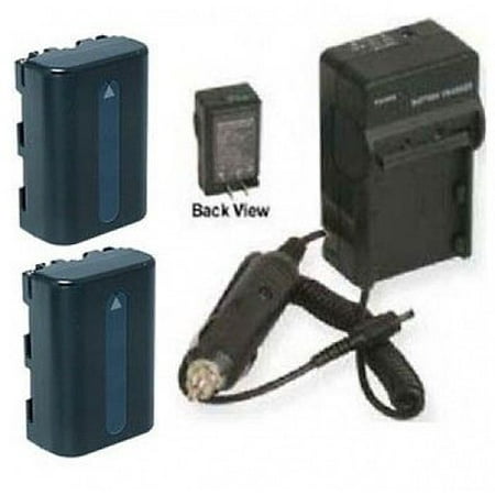 Pc 104 Boards 2 Batteries + Charger for Sony DCR-PC103, Sony PC104, Sony PC105, Sony PC110, Sony PC115, Sony PC120, Sony PC120BT ()