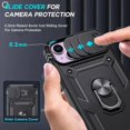 thumbnail image 4 of Case For iPhone 15 14 13 12 11 Pro Max Plus Mini XS XR X 8 7 Plus 8 7 SE Heavy Duty with Camera 360 Degree Kickstand Cover, 4 of 5