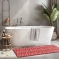 thumbnail image 2 of Red Christmas Folk Pattern Kitchen Rug Mat,Kitchen Runner Rugs Non Skid Washable,Decorative Kitchen Floor Mats for Kitchen,Sink,Laundry,17"x47.2", 2 of 7