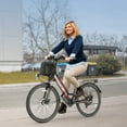 thumbnail image 6 of Gocio 26" City Commuter Electric Bike for Adults, 750W Peak Motor, 48V 7.8Ah (374Wh) Removable Battery, 19.8 Mph 7-Speed Ebike, UL2849 Certified, 6 of 13