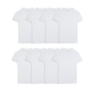 Hanes Men's Super Value Pack White Crew T-Shirt Undershirts, 10 Pack ...