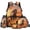 Sunset Sunflower Horse, variant on HUIACONG Sunset Sunflower Horse Backpack for Girls, Functional 4PCS Set Including Water Bottle and Lunch Bag, Daily School Bag for Girls Teens Ages 12-16