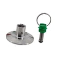 thumbnail image 4 of DimyFew Ball Convert Lid 1.5 Inch Clamp End Cap with Pull Ring PRV Homebrew Cap Pressure Relief Valve Replacement 304 Stainless Steel Fitting Home Brew Connector End Cap Plate DIY Brew 65psi, 4 of 8