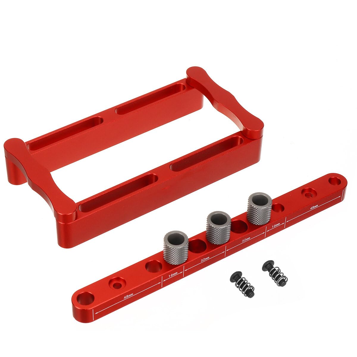 Self Centering Dowelling Jig Metric Inch Dowel Punch Locator Drilling Tools for Woodworking