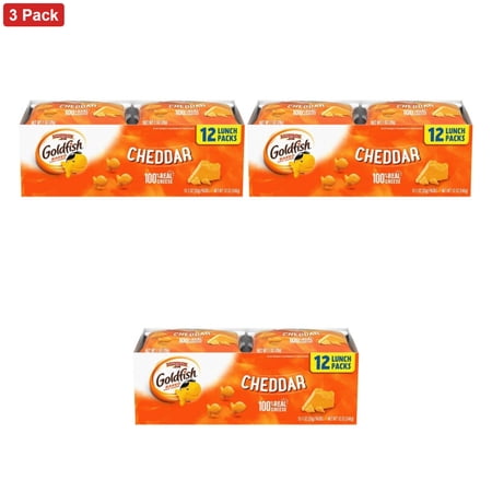 Goldfish Cheddar Crackers Snack Packs - 1oz/12ct