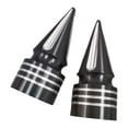 thumbnail image 4 of Cubras de tuercas del eje delantera de 2 piezas de motocicleta que reemplazan piezas altas prácticas para recorrer En blanco y negro, 4 of 8