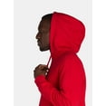 thumbnail image 4 of Athletic Works Men's and Big Men's Fleece Zip Hoodie Sweatshirt, Size S-5XLT, 4 of 5