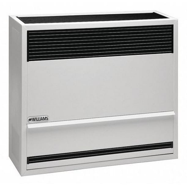 WILLIAMS COMFORT PRODUCTS 2203822 Gas Wall Furnace,Direct,NG,22000BtuH