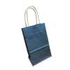 Navy Blue Kraft Paper Gift Wrap Bags (Small 5.5" x 8.4" x 3.25" Gusset) Set o...