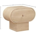 thumbnail image 3 of Meridian Furniture Harlow Natural Night Stand, 3 of 11