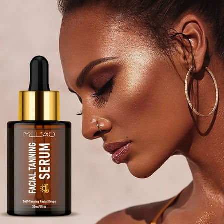 SDJMa Facial Tanning Serum - Easy to get bronzer skim Self Tanner - Moisturizing & Refreshing - 30ml