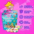 thumbnail image 2 of Minicrush Freeze Dried Mini Puffs Candy, Sweet Crunchy Melt-in-Your-Mouth Snack, Resealable Bag, 2 of 8