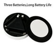 thumbnail image 7 of Hibibud Battery Powered Lights,ABS Round,Press-On Soft Glow,COB Bright Light,Wireless Cabinet Lights,Durable Wireless Lights,Easy Install,White, 7 of 7