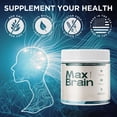 thumbnail image 6 of Max Brain Powder Advanced Formula Supplement to Support Active Lifestyle MaxBrain 90 Servings, 6 of 7
