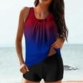 thumbnail image 2 of Birdeem Women Conservative Print Strappy Back Set Two Piece Swimsuits Swimdress, 2 of 12