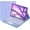 PURPLE, variant on Touch Keyboard Case foriPad Air 13-inch (M3)2025,(M2)2024 with Pencil Holder - Magnetically Detachable Touch Bluetooth Keyboard