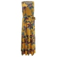 thumbnail image 3 of Robe Mode Femme Col Rond Manches Courtes Ample Mi-Mollet Robe Longue, 3 of 4