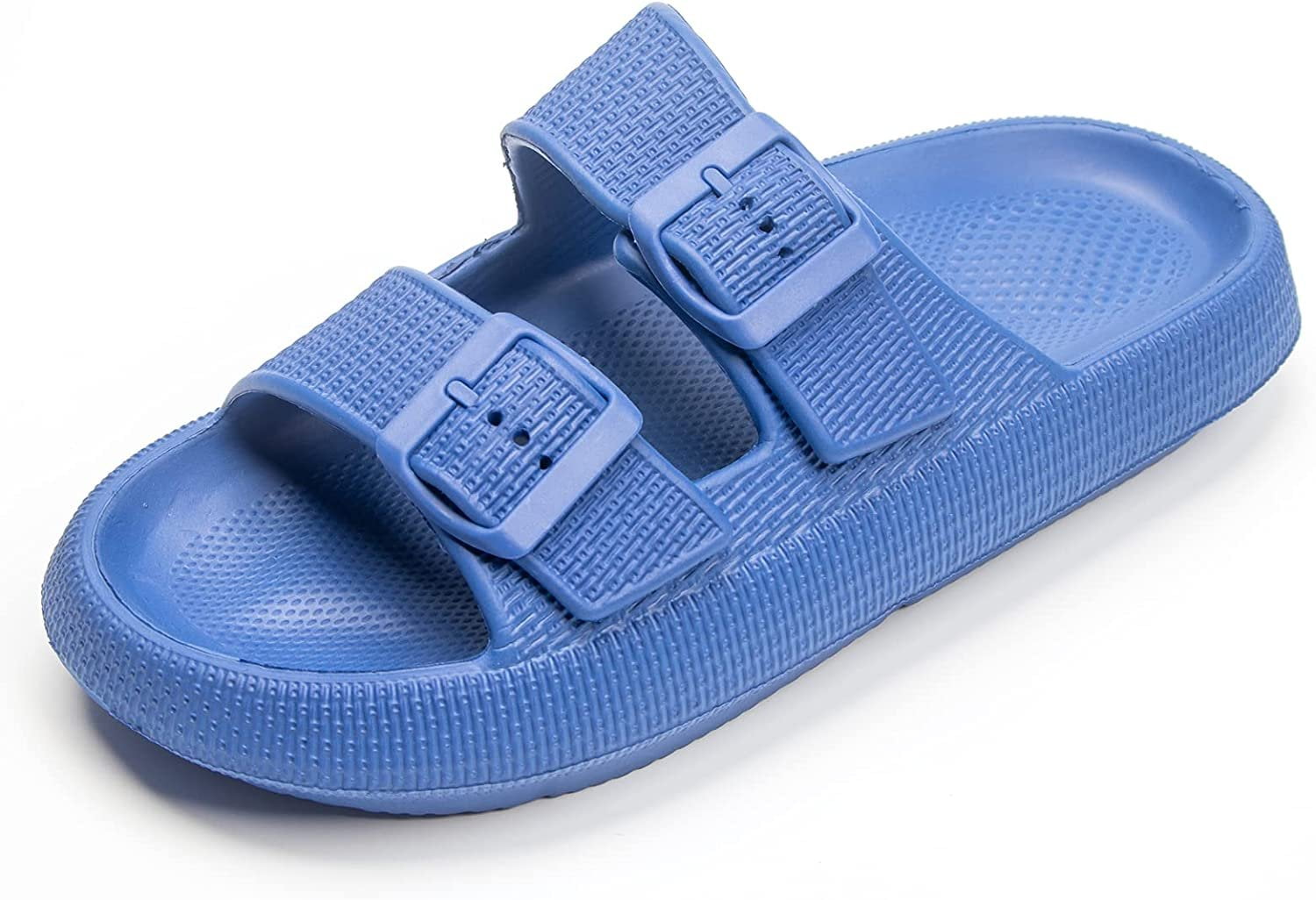 Womens Slip-on Casual, Cute Comfortable Slippers for Summer Use or Outdoor adjustable buckle straps - Walmart.com