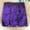 Purple, variant on EchfiProm Skirts for Women Sparkly Red Club Mini Night Out Party Sequin Elastic Waist Ladies Skirts Cocktail