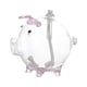 thumbnail image 1 of Lámpara de aceite de cerdo de dibujos animados, adorno de cerdos de vidrio, lámpara de aceite de escritorio para decoración de escritorio Rosa, 1 of 6
