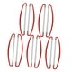 thumbnail image 1 of 10 postes para pancartas manuales, accesorios portátiles versátiles, soporte de bandera de mano rojo 24cm, 1 of 9