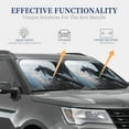 thumbnail image 4 of Haiem Valley Gray Dragon Car Windshield Sun Shade (2 Pieces) Foldable Windshield Sun Shade Car Accessories for Truck SUV Pickup-Small, 4 of 7