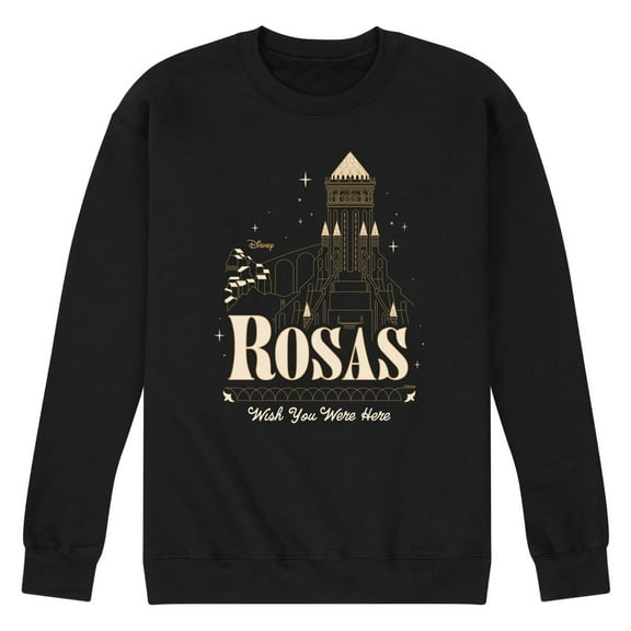 Disney Wish - Rosas Wish You Were Here - Men's Crew Neck Fleece Pullover