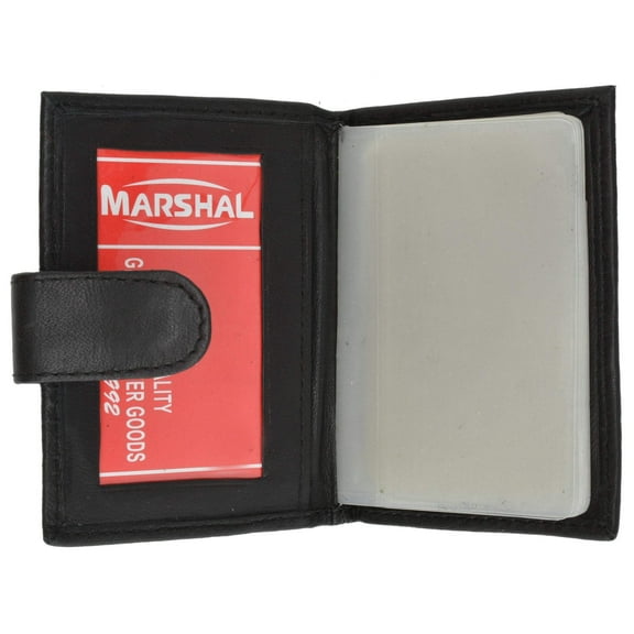 RFID Premium Leather 32 Count Credit Card/business Card Holder with Snap Closure RFID P 570 (C)
