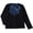 Blue, variant on Women Sauna Suit Zipper Closure Long Sleeve Weight Loss Slimming Body Shaper Workout Jacket Sweat Shapewear